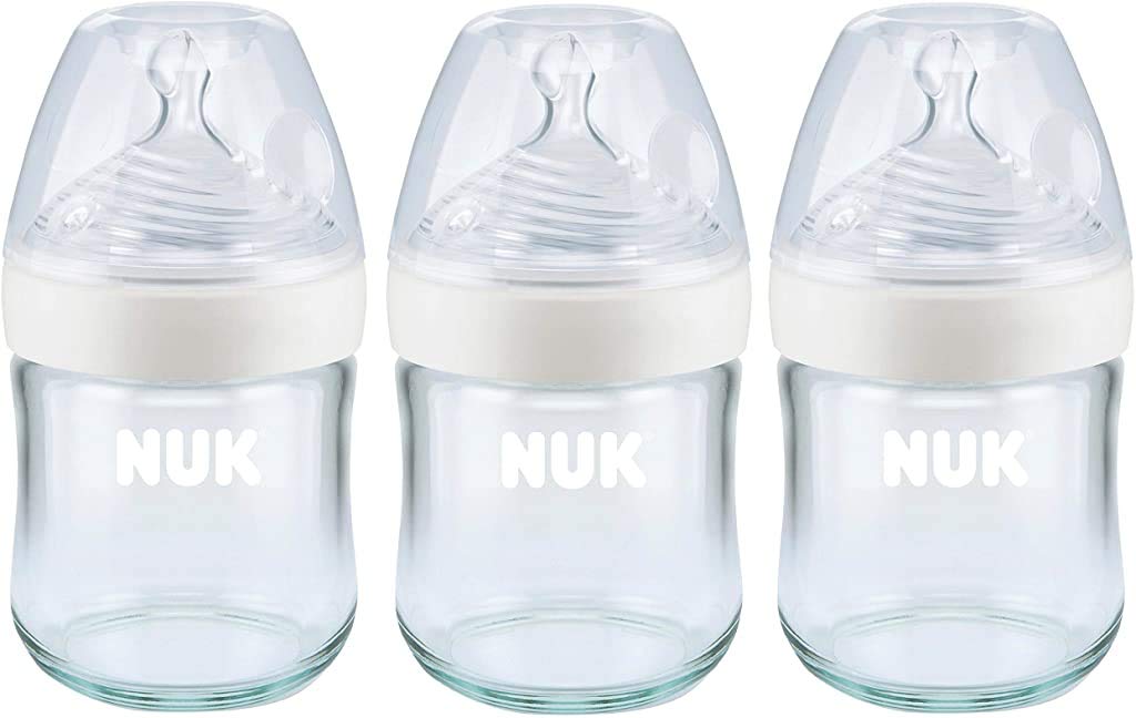 NUK Simply Natural Glass Baby Bottles - Safe & Pure Feeding Joy