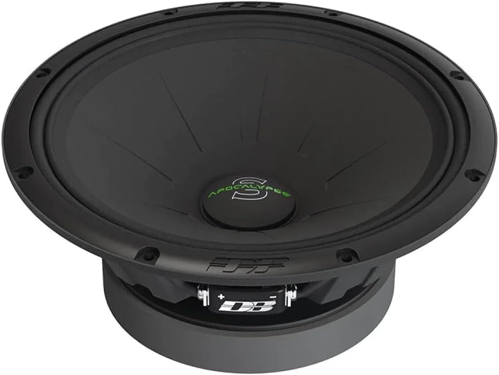 Deaf Bonce Apocalypse Black 8in Midrange Speakers for Powerful Sound