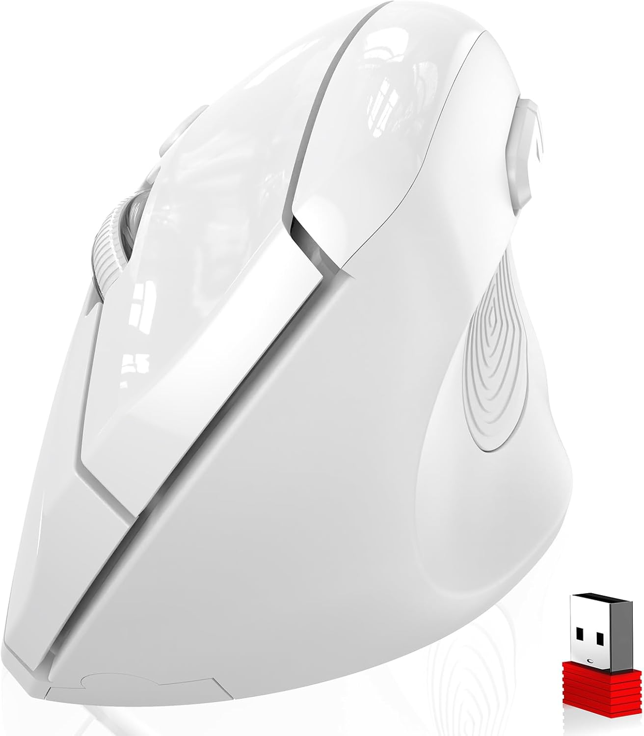 Ergonomic Wireless Mouse with Adjustable DPI - memzuoix