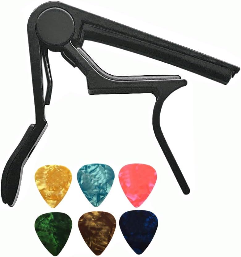 Trigger Capo Set w/ 6 Picks - Play Better!