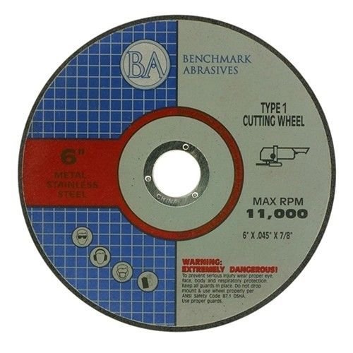 Self Sharpening 6 Cut Off Wheels - Metal & Steel Cutting - 50 Pack