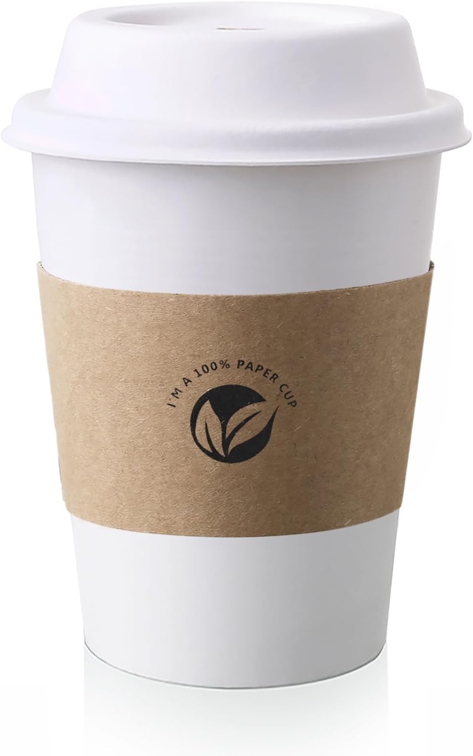 Compostable Coffee Cups - Eco-Friendly 12 oz Combo
