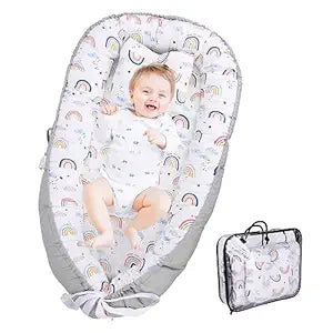 Baby Nest Cover - 100% Cotton, Adjustable Sleeping Bed for Newborns
