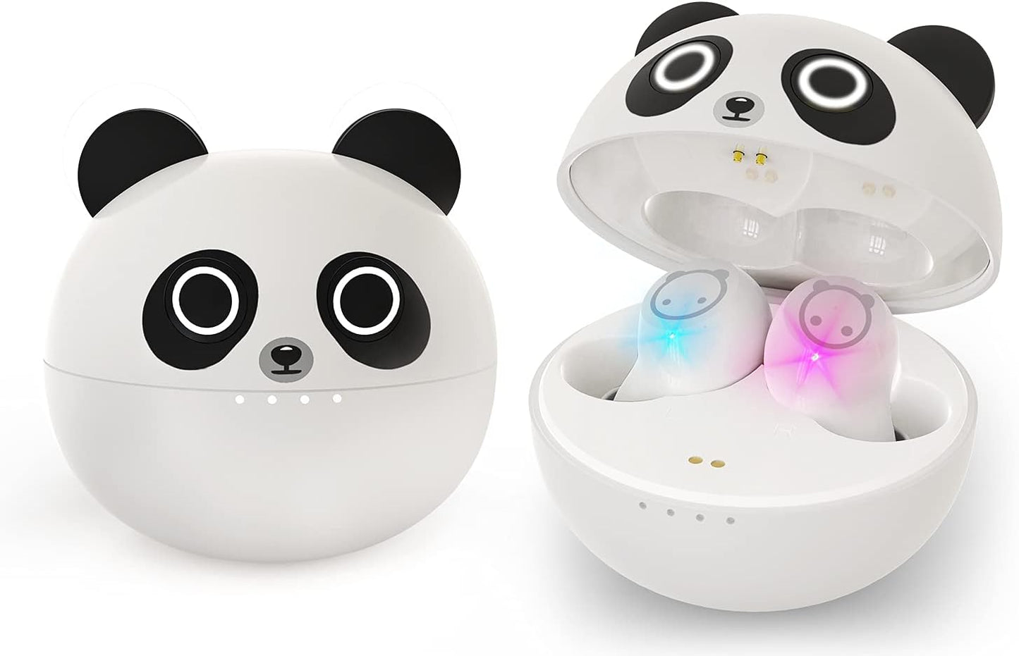 Cute Panda Wireless Earbuds: 36H Playtime, 3D Stereo, Waterproof
