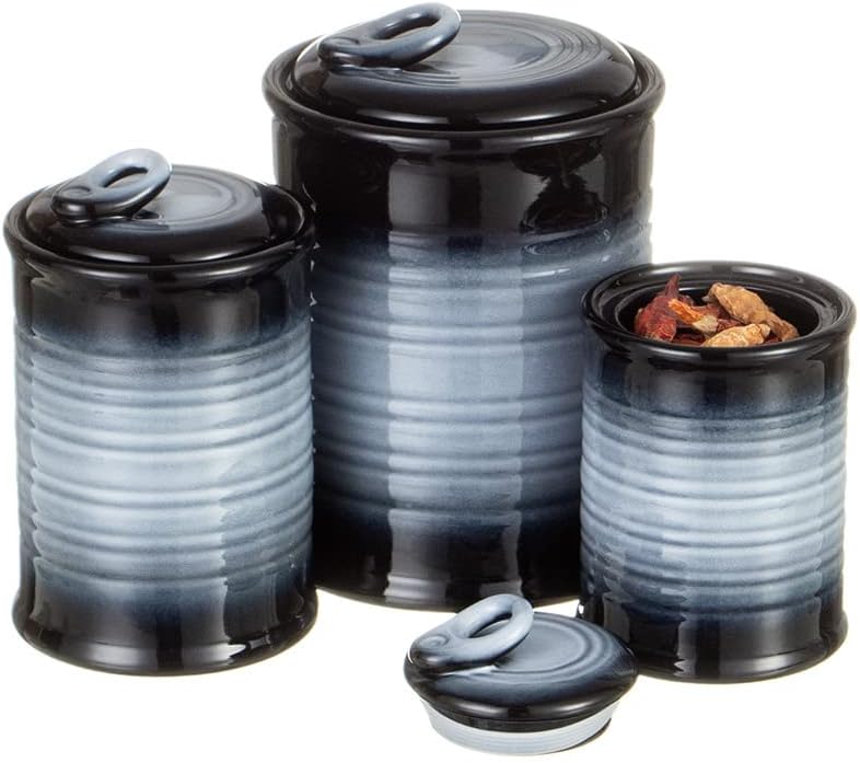 Nihow Ceramic Food Storage Jar Sets for Kitchen Organization