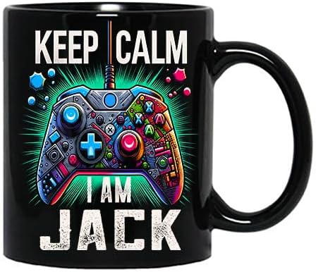 Personalized Gaming Coffee Cup - Custom Name Gamer Gift