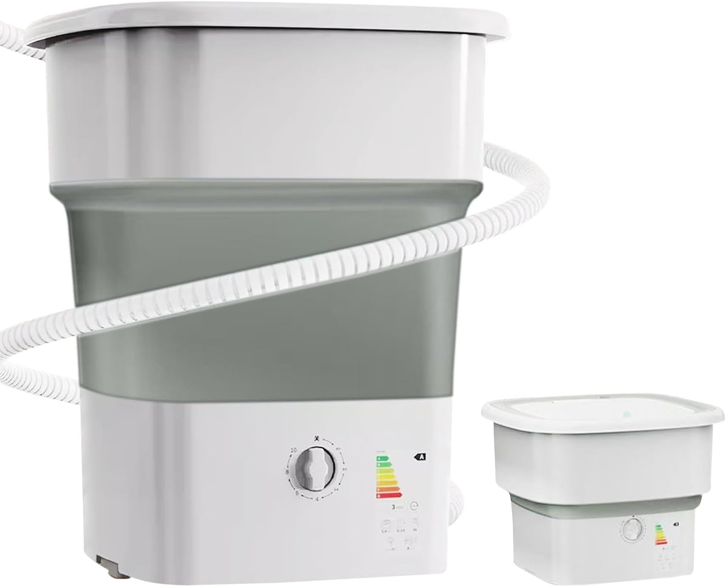 Portable Mini Washer: Foldable, Large Capacity