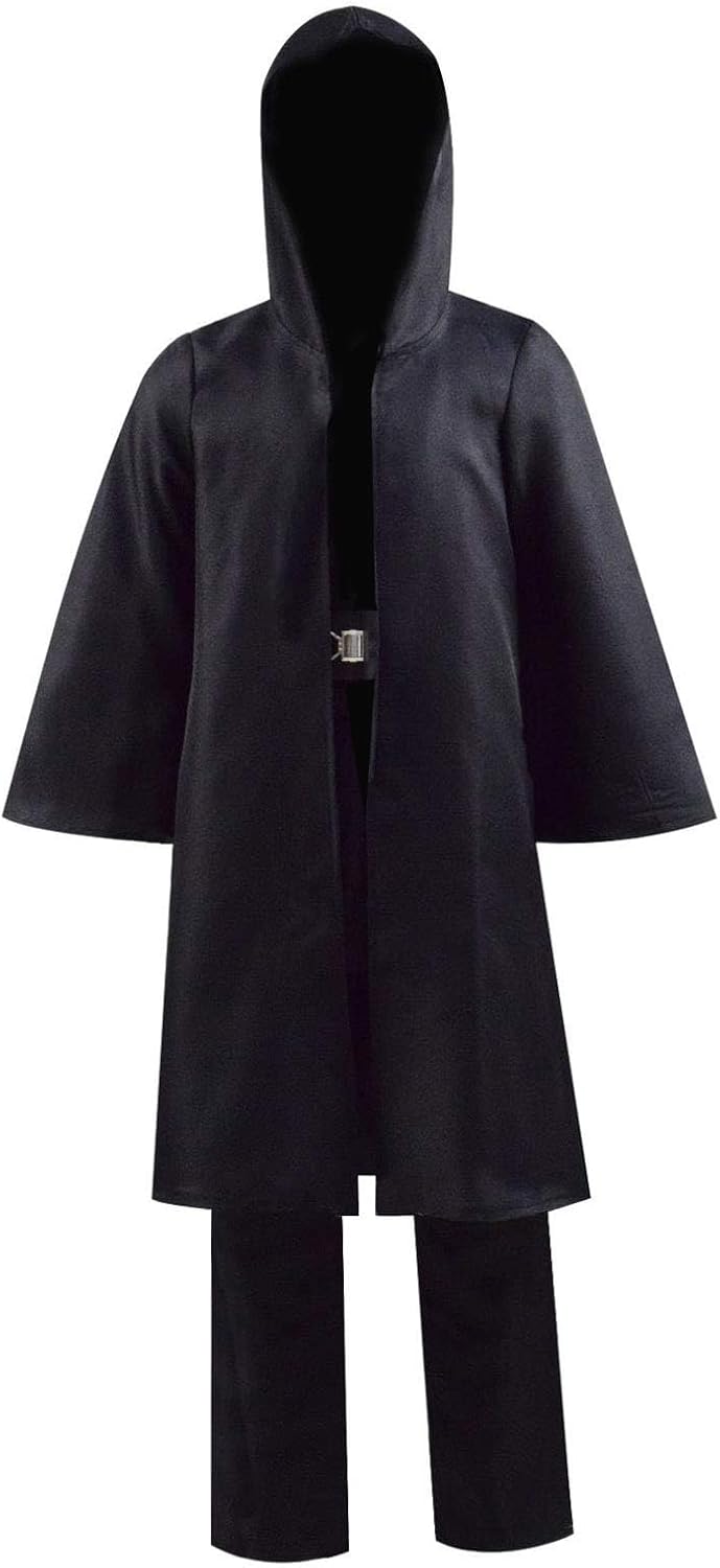 Rongxu Kids Tunic Costume Hooded Robe Full Set for Halloween