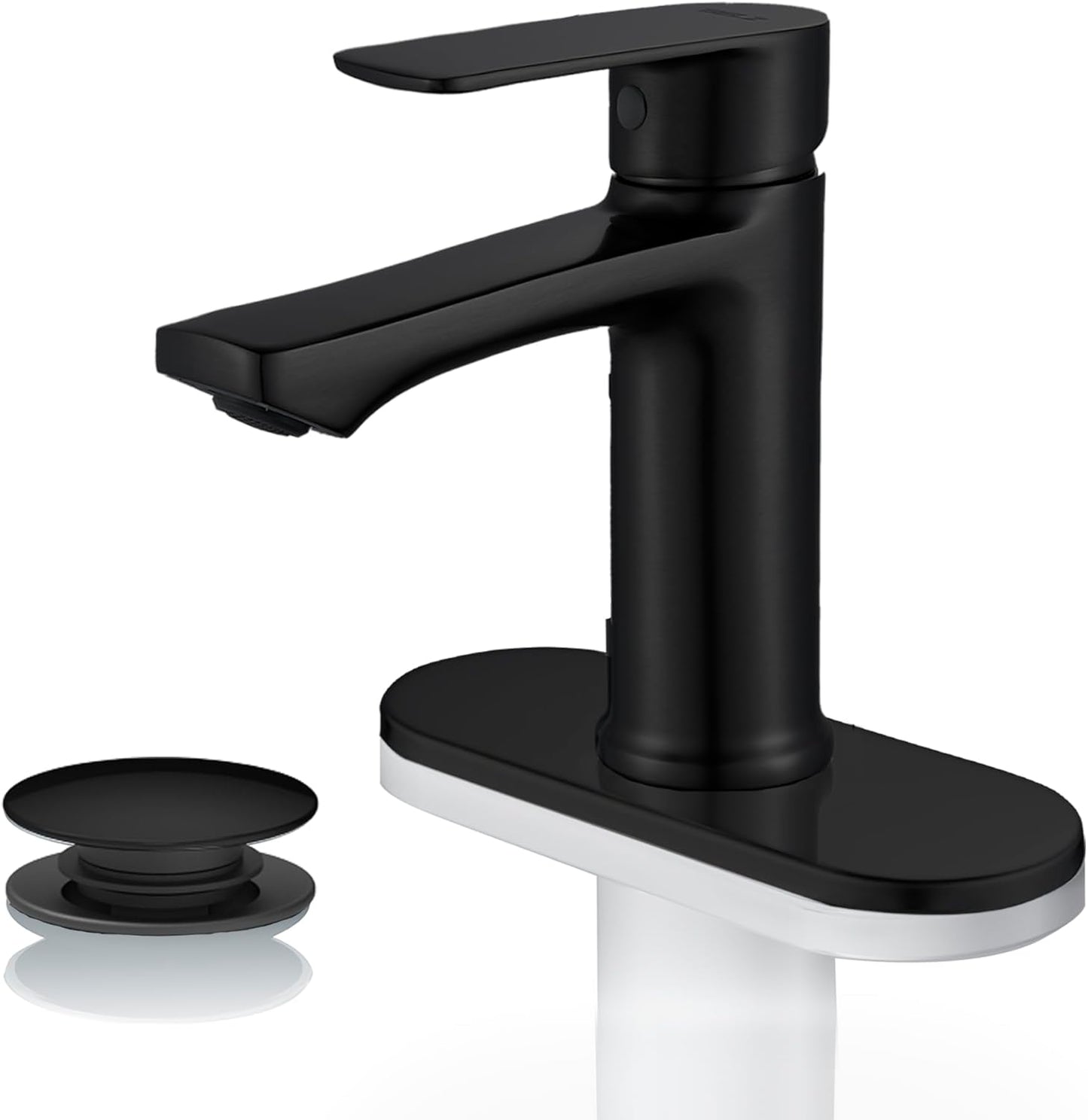 BELZ Matte Black Bathroom Faucet for Modern Sink Installations