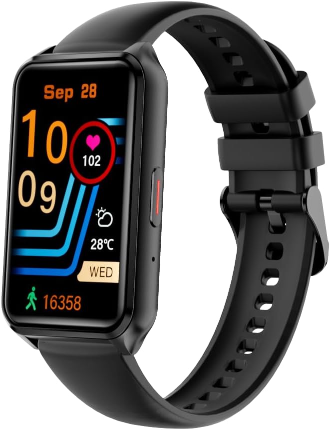 24/7 Smart Fitness Tracker - Heart Rate, Blood Pressure, Sleep Monitor
