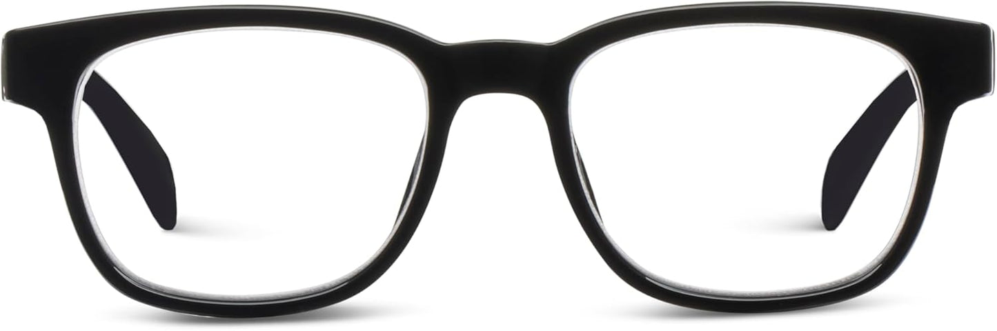 Peepers Kent Soft Square Blue Light Blocking Reading Glasses