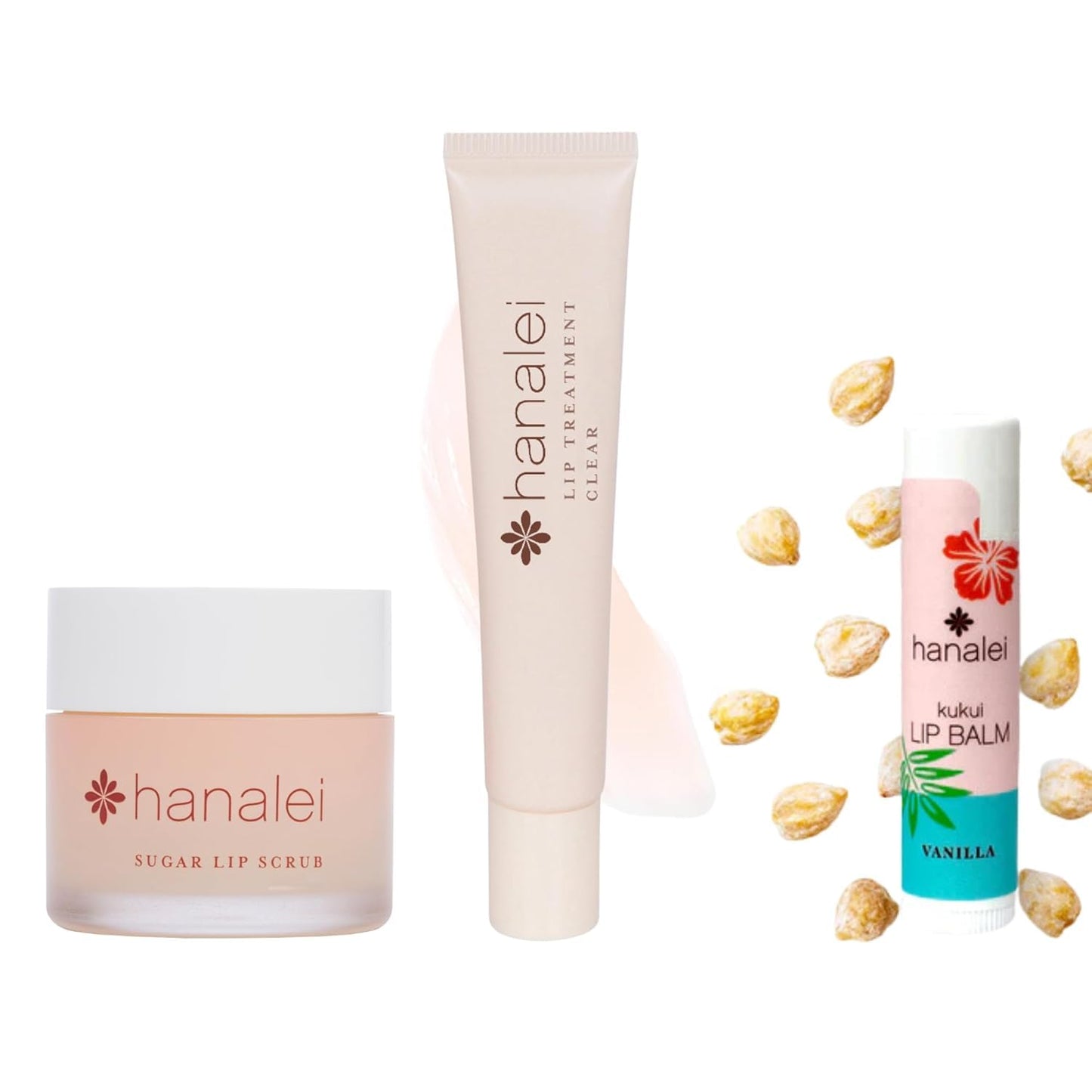 Hanalei Ultimate Lip Care Set for Exfoliating and Hydrating