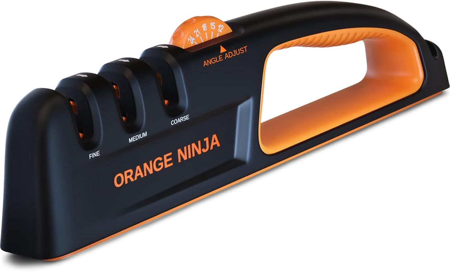 5 Angle Orange Ninja Knife Sharpener by Sharp Pebble