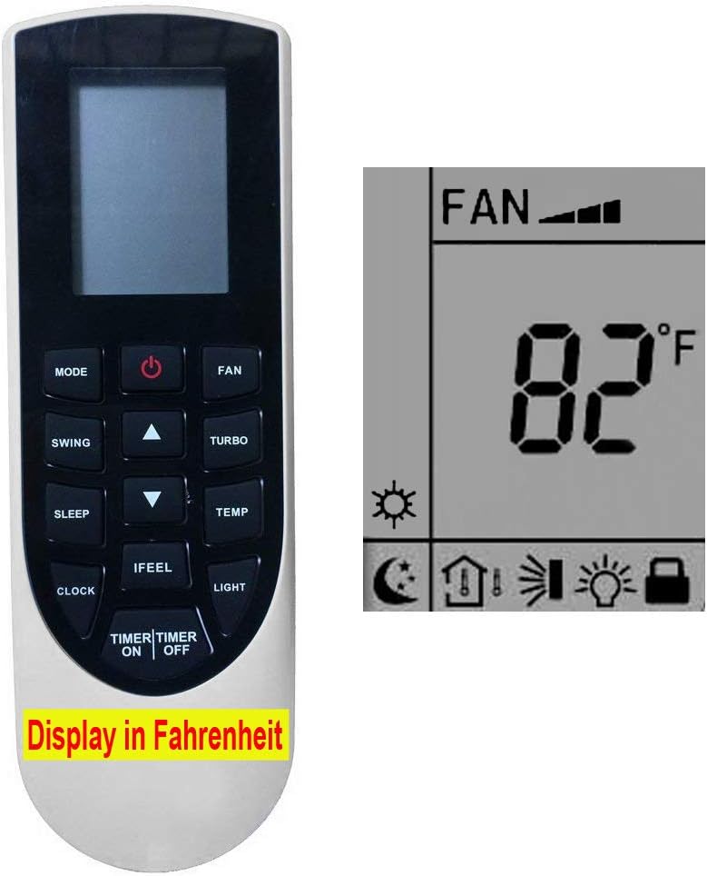 YING RAY CIAC Remote Control - Fahrenheit Display