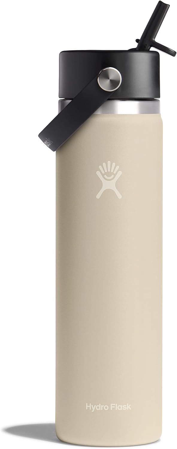 Hydro Flask Wide Mouth Leak Proof Flex Cap 24 OZ OAT TAN Bottle