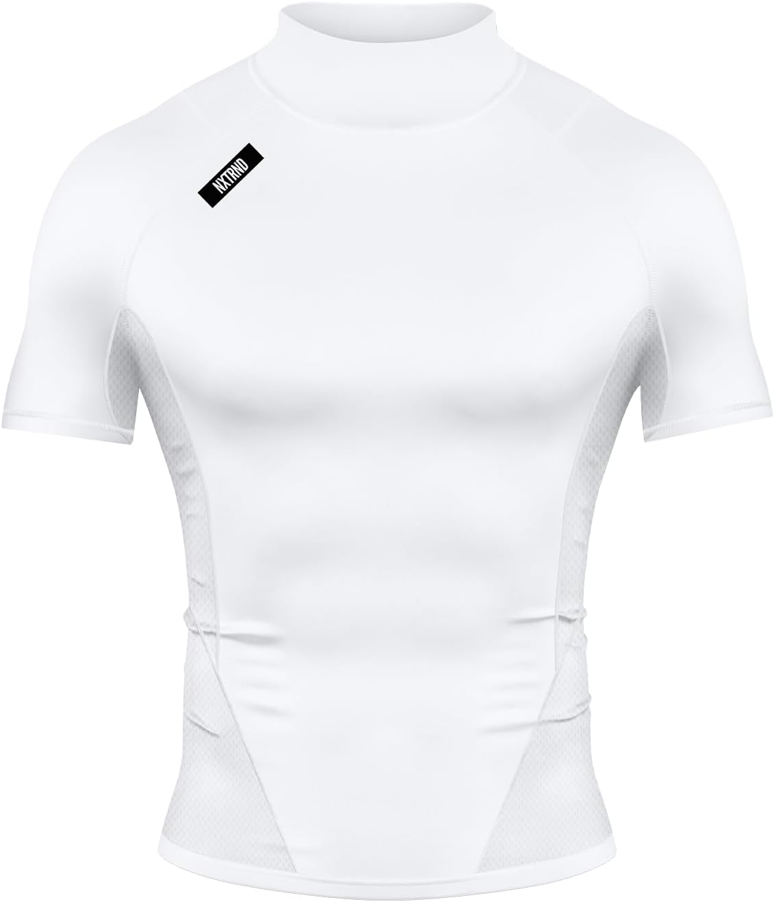 Nxtrnd Men's Turtleneck Compression T-Shirt for Athletes