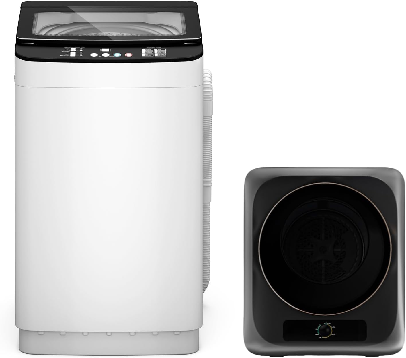 Zynkez 25Lbs Washer and 10Lbs Dryer Combo for Compact Living