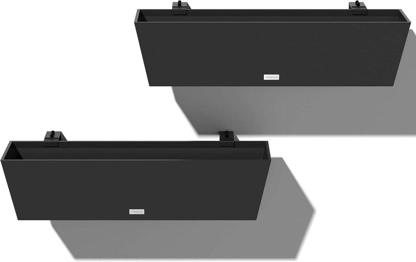 Veradek Pure Series Railing Planter for Modern Outdoor Decor