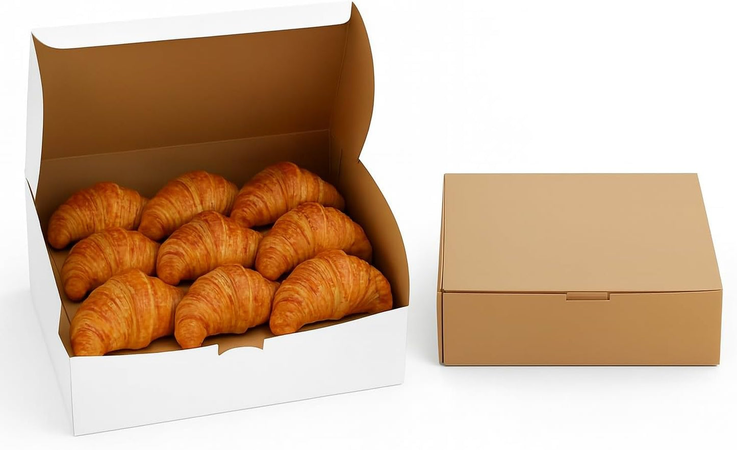 Reversible Bakery Boxes for Danishes, Loaf Cakes & Pastries
