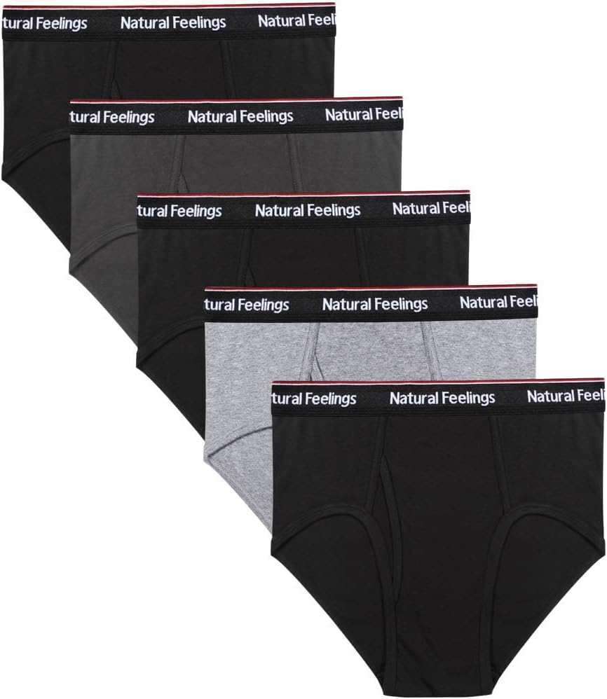 Natural Feelings Men's Briefs Multipack for Ultimate Comfort