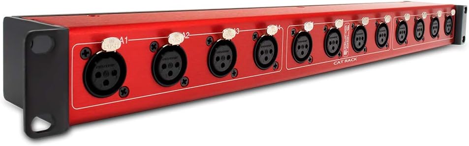 Sound Tools CAT Rack Female - Female XLR Rack Mount Stage Box