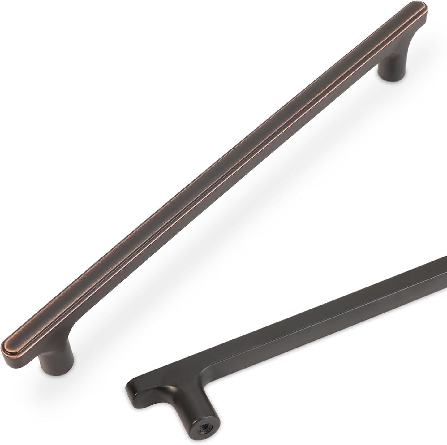 COTYKILEY 10 Pack 7.5 Inch Oil Rubbed Bronze Cabinet Pulls