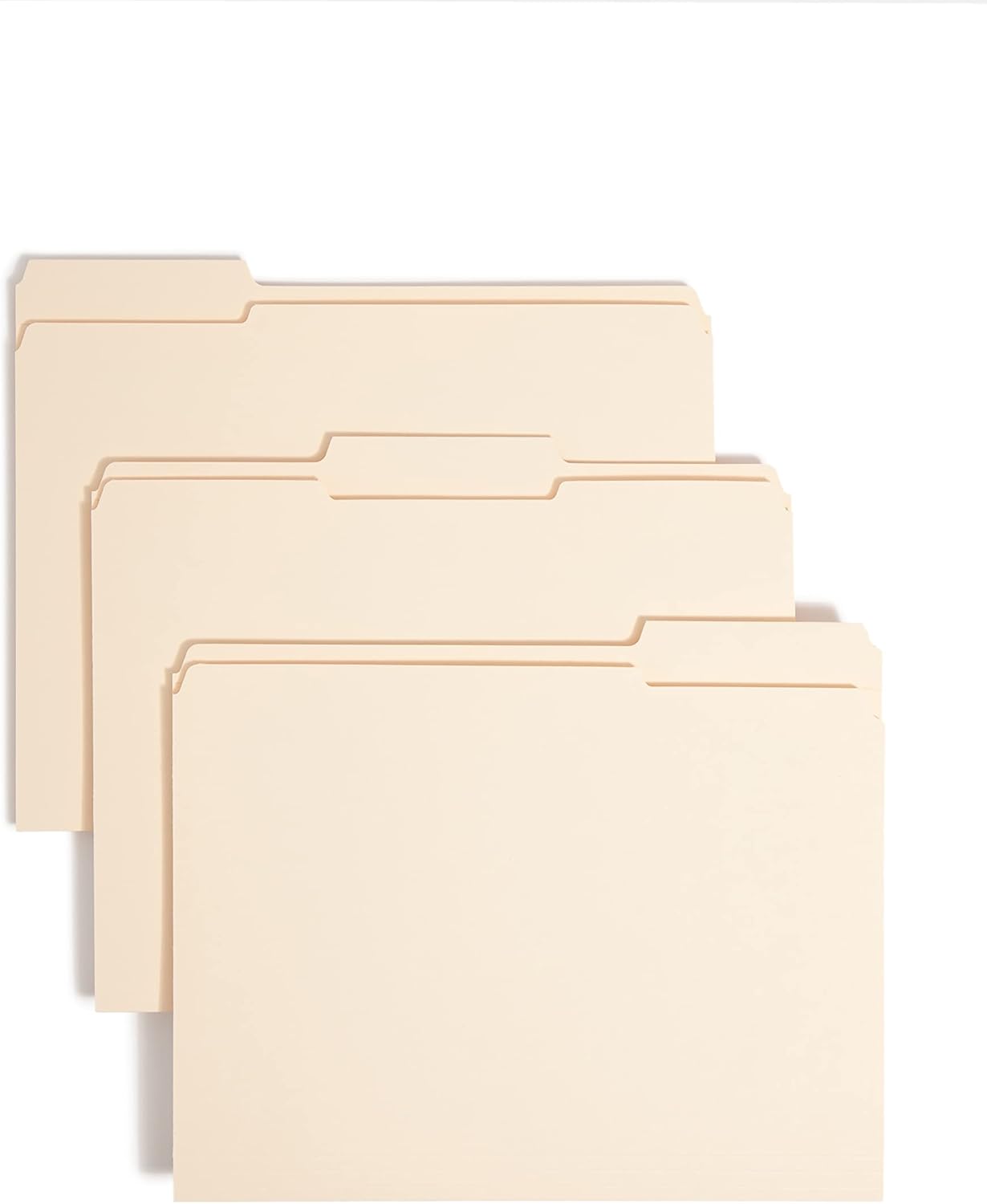 Smead File Folder Reinforced 1/3-Cut Tab Durable Letter Size