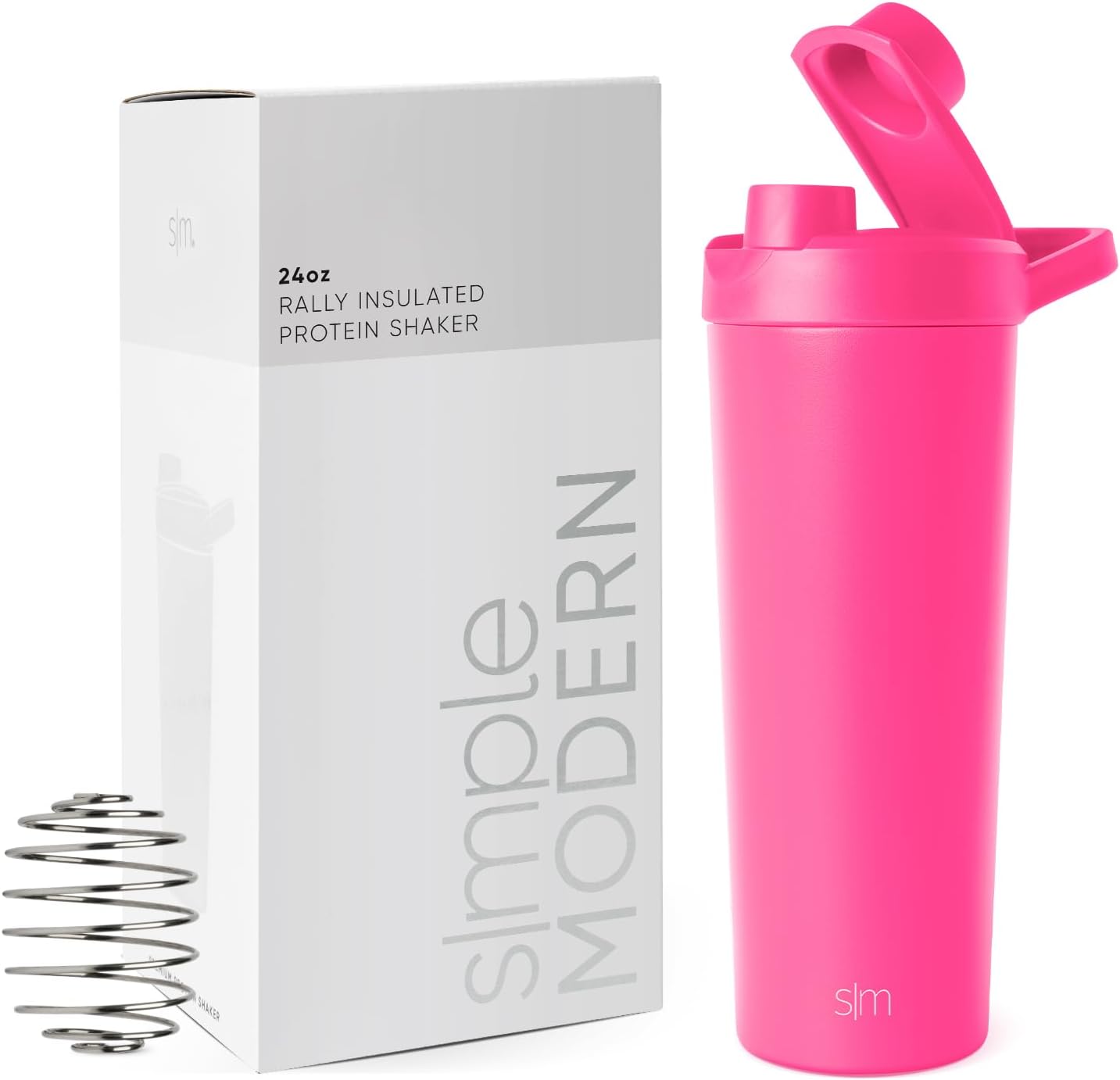 Stainless Steel Shaker Bottle 24oz | Insulated for Fresh Protein Shakes