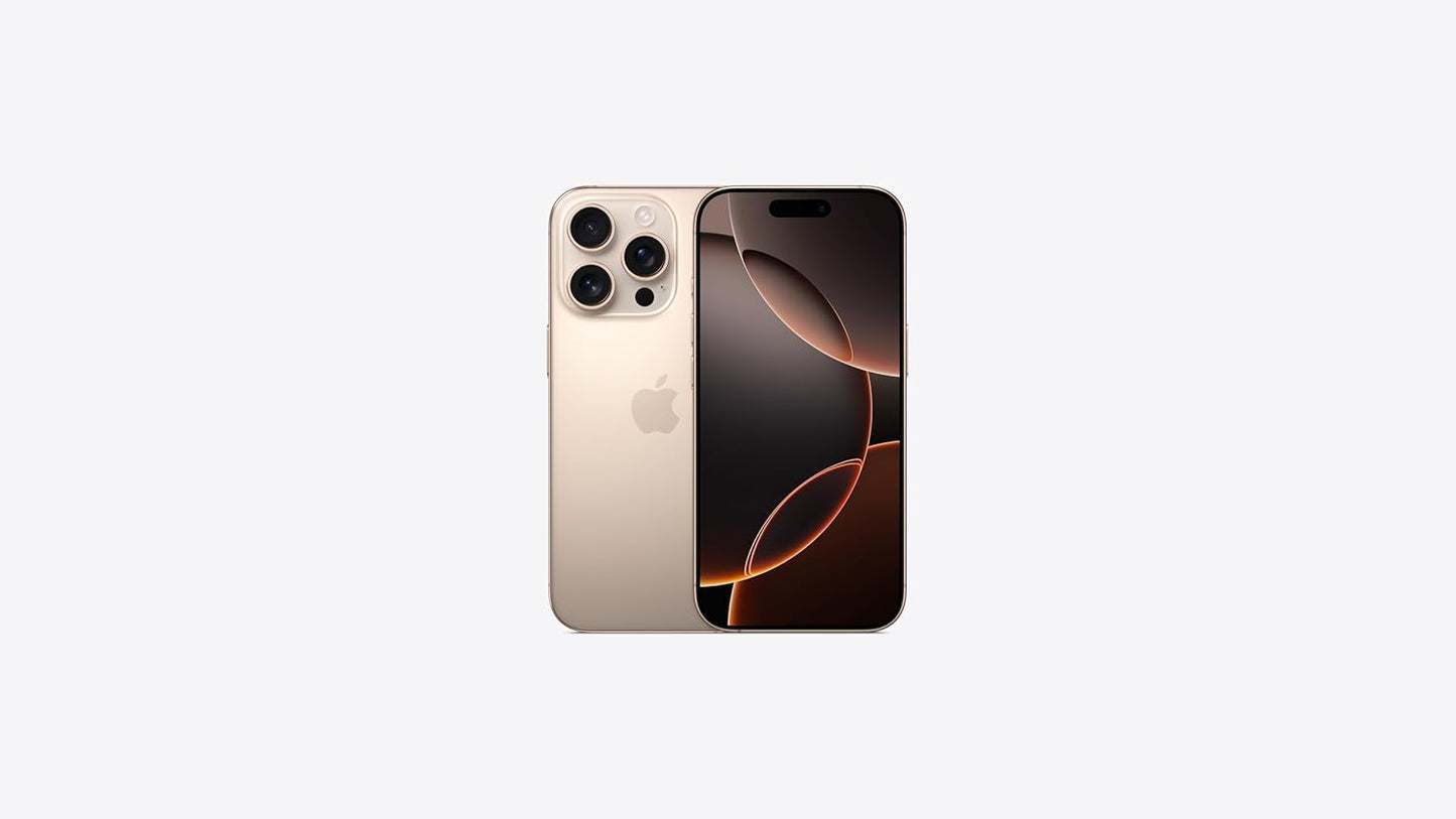 Apple iPhone 16 Pro Unlocked 512GB Desert Titanium - Renewed