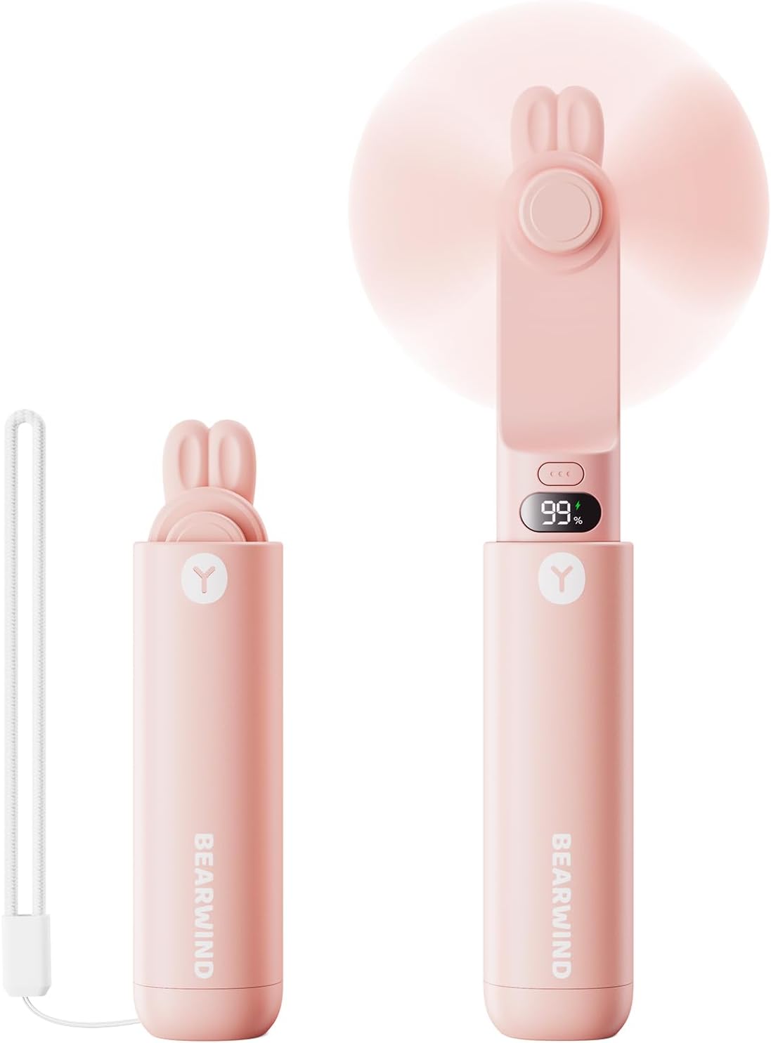 Portable Mini Handheld Fan - Rechargeable 2 Speed