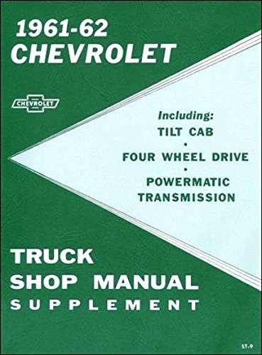 1960 Chevrolet Pickup Repair Shop Manual Reprint for Enthusiasts