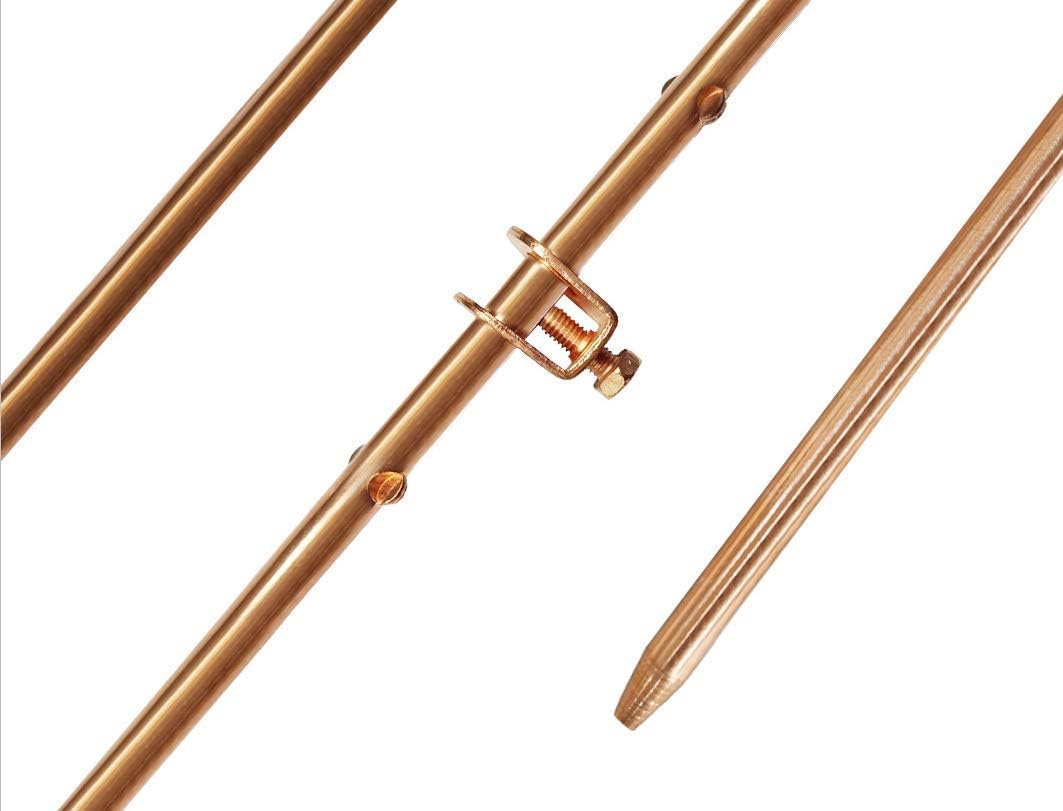 4ft Grounding Rod Kit for Electric Fences and Antennas