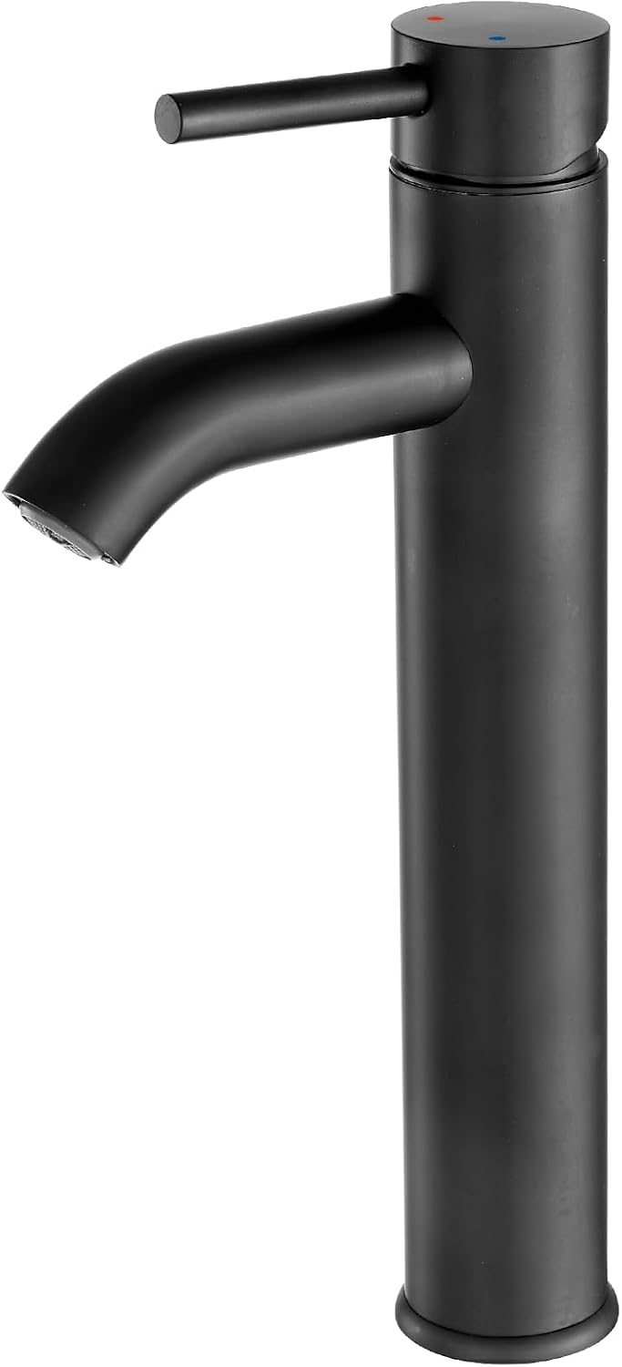 Vessel Sink Faucet Chrome Modern Tall Bathroom Faucet by VOTON