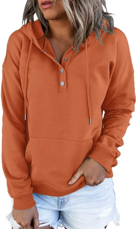 Dokotoo Womens Hoodies Casual Long Sleeve Pullover Sweatshirt