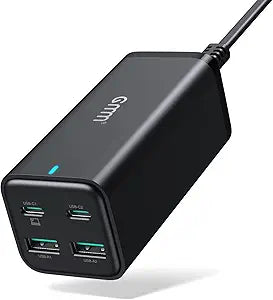 100W USB C Charger Block with 4 Ports for Fast Charging