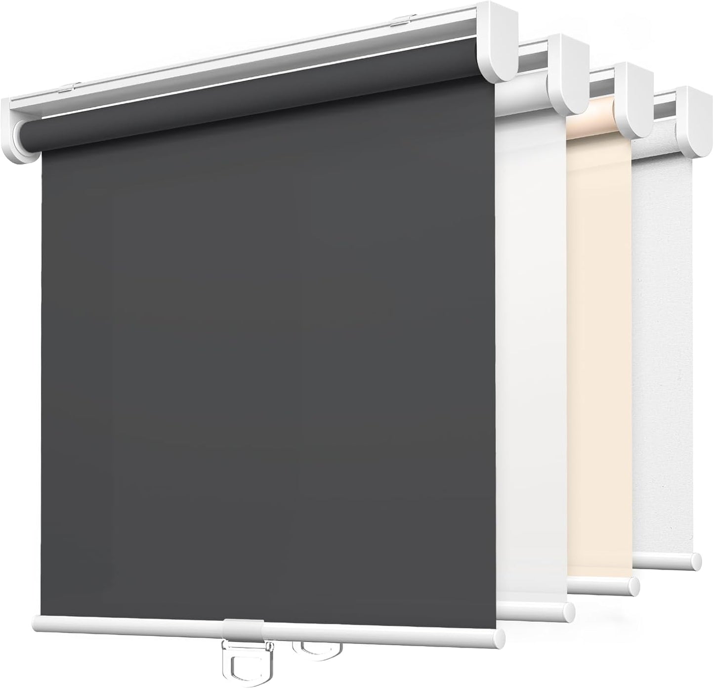 LazBlinds No Tools No Drill Cordless Roller Shades for Windows