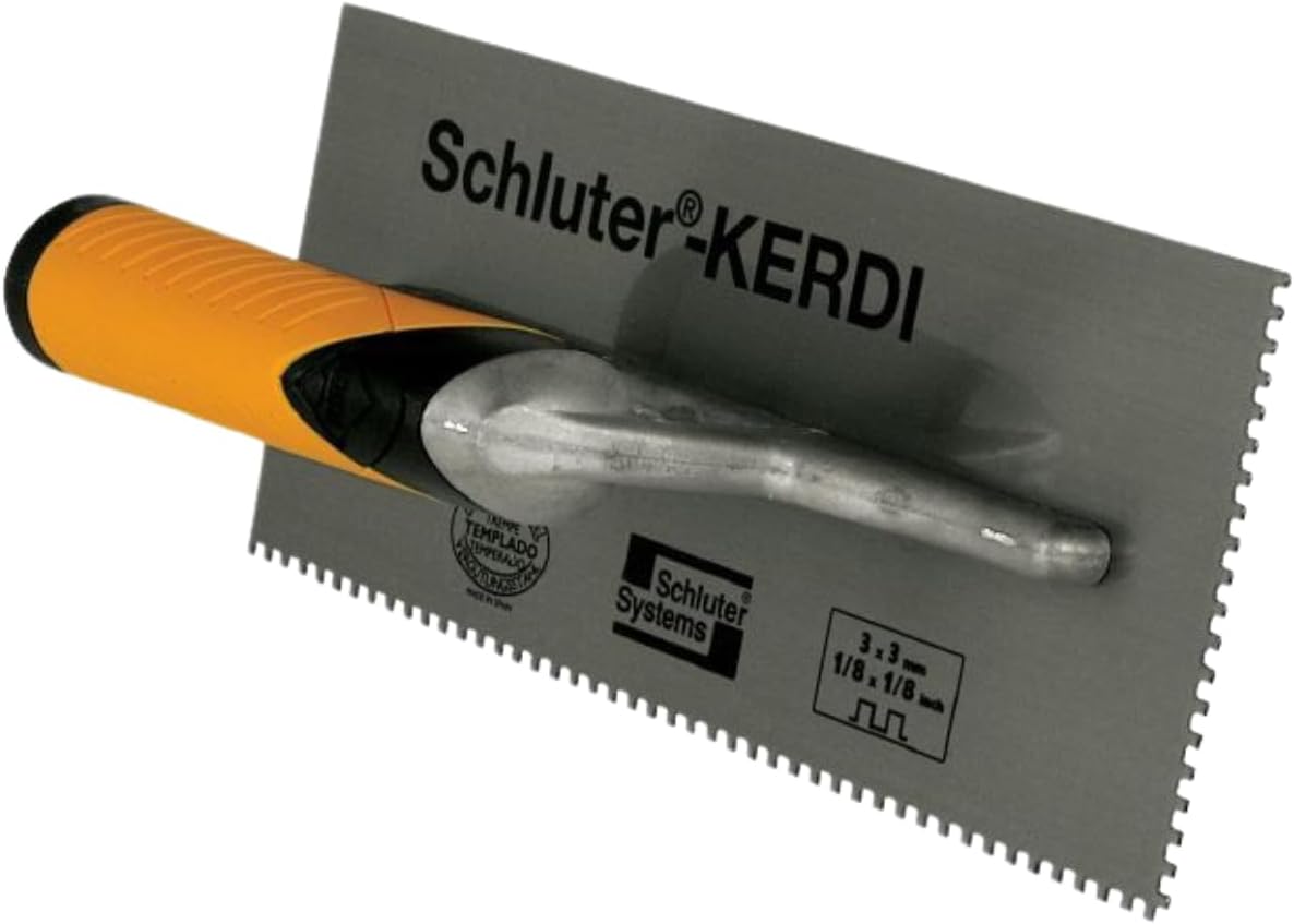 Schluter Kerdi Square-Notch Trowel for Precision Tiling Projects