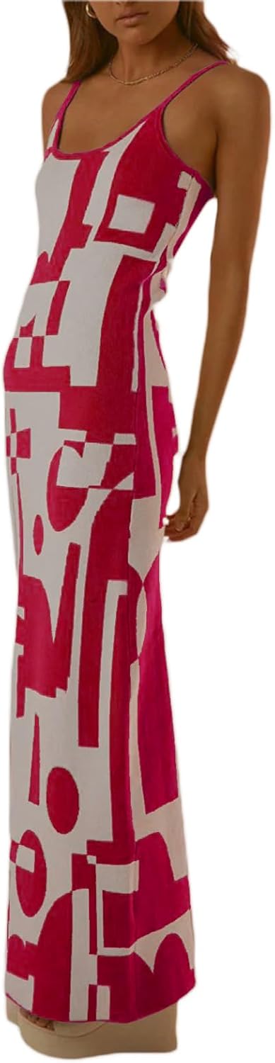 Bodycon Dresses for Women Summer Knit Hollow Out Sexy Night Out