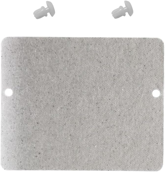 GE Microwave Waveguide Cover Replacement | Thickened & Durable | Includes Locking Buttons