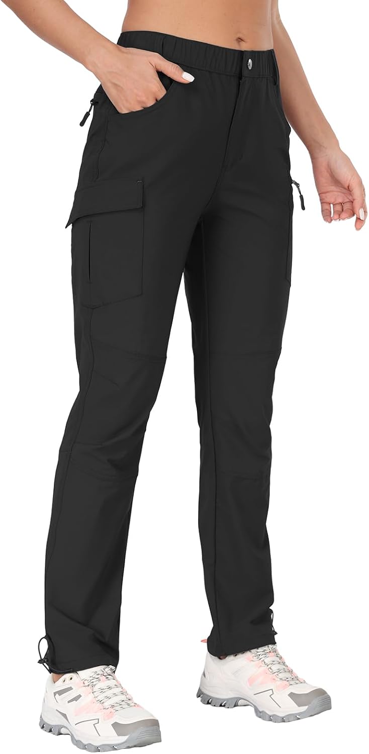 GymBrave Women's Hiking Cargo Pants Quick Dry for Outdoor Fun