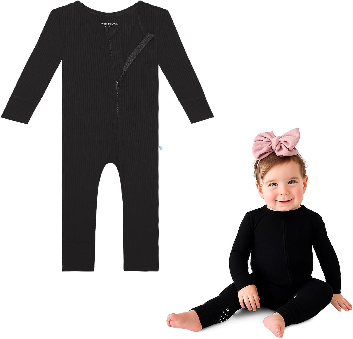 Posh Peanut Convertible Baby Sleepers for Easy Diaper Changes