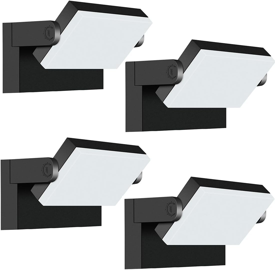 LED Flood Lights Outdoor - 360 Adjustable Head 60W Wall Pack