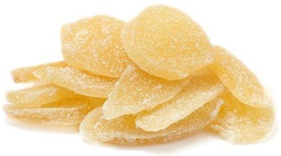 Crystallized Ginger Slices - Natural Dried Root Candy Treats