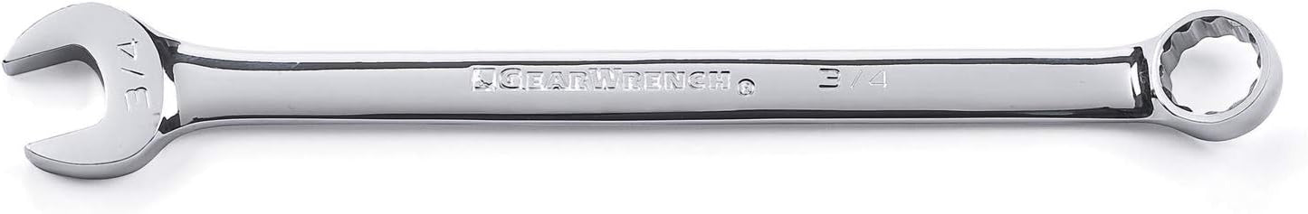 GEARWRENCH 12 Pt Long Pattern Combination Wrench for Tough Jobs