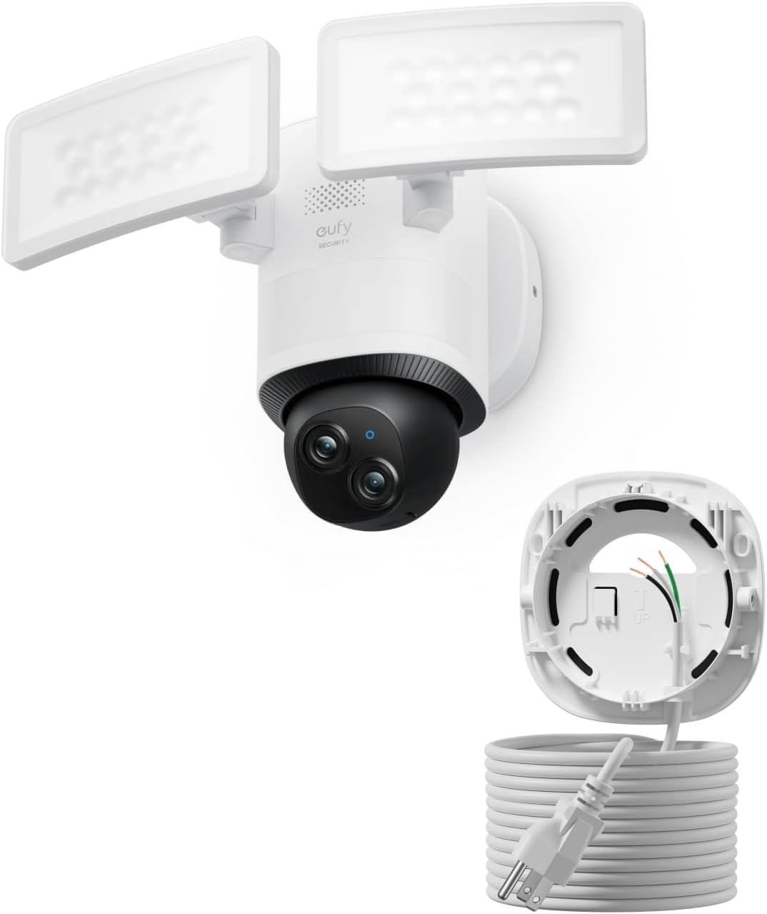 Eufy Floodlight Camera E340: 24/7 Recording & Dual Cam