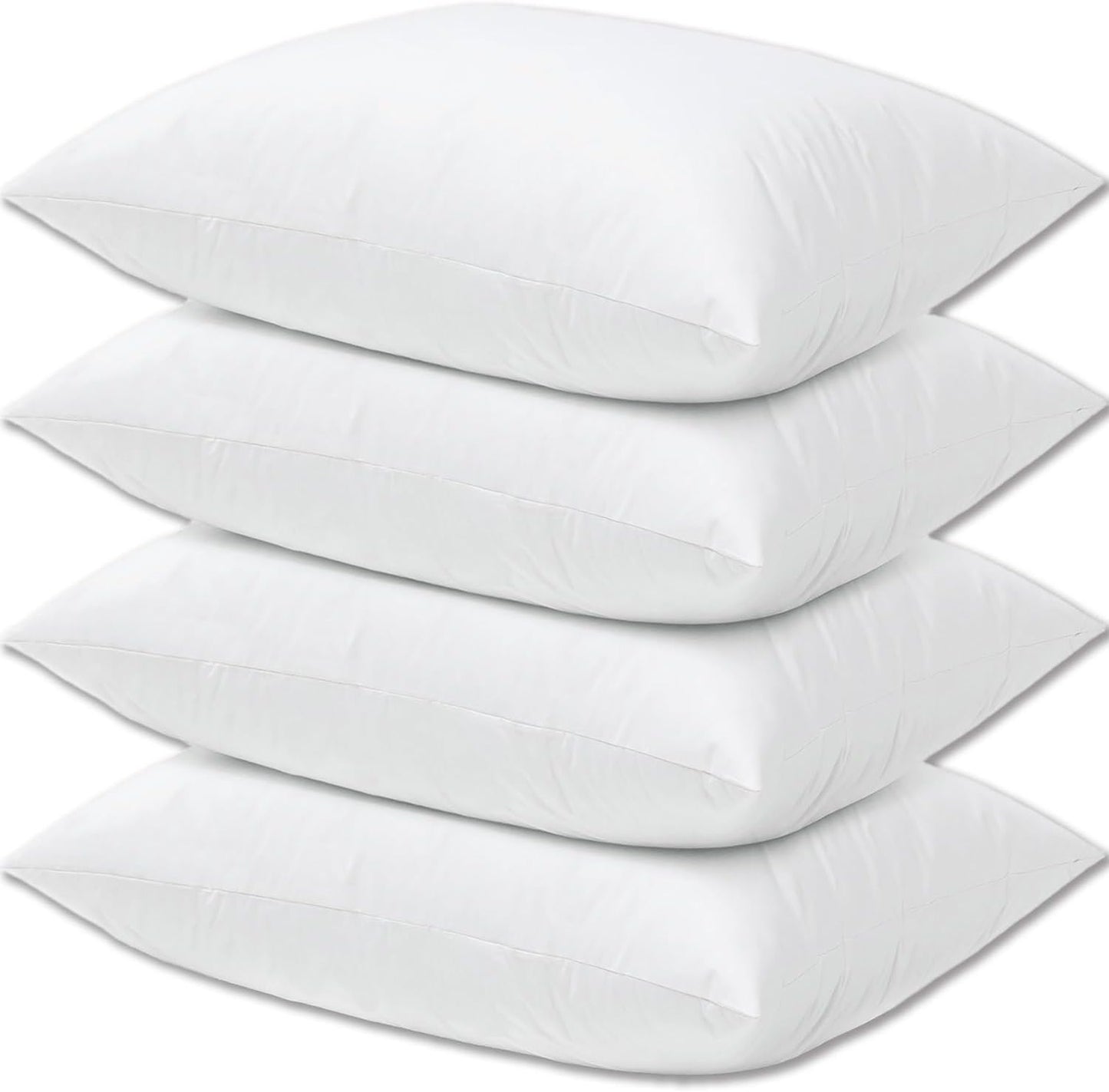 Medium Support Bed Pillows Queen Size Set of 4 for Sleepers