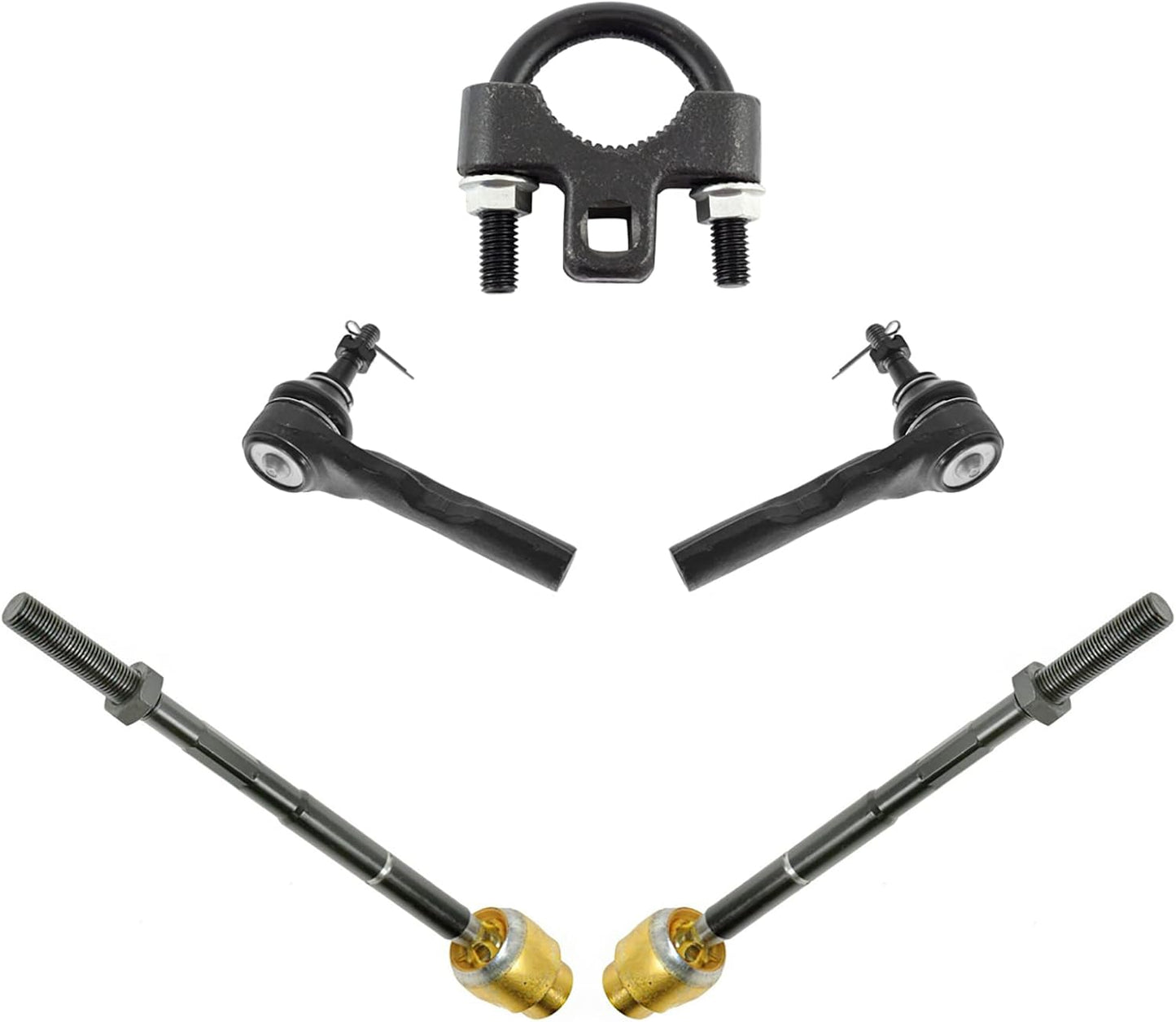 TRQ Front Tie Rod Set for 2004-2012 Chevrolet Malibu & More
