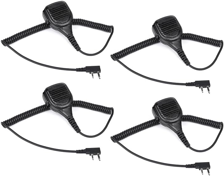 Arrowmax Waterproof Shoulder Speaker Microphone for Kenwood Radios