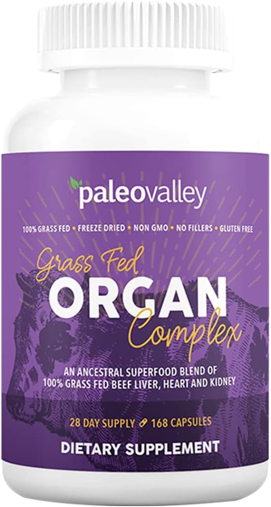 Paleovalley Grass Fed Beef Organ Complex - Nutrient Powerhouse