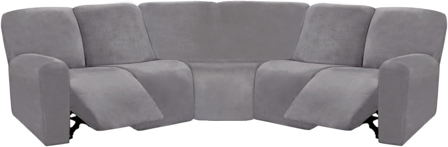 ULTICOR 7-Piece L Shape Recliner Sofa Covers for Comfort